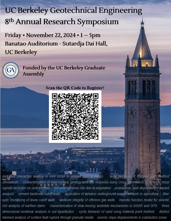 The 8th Annual UC Berkeley Geotechnical Engineering Research Symposium