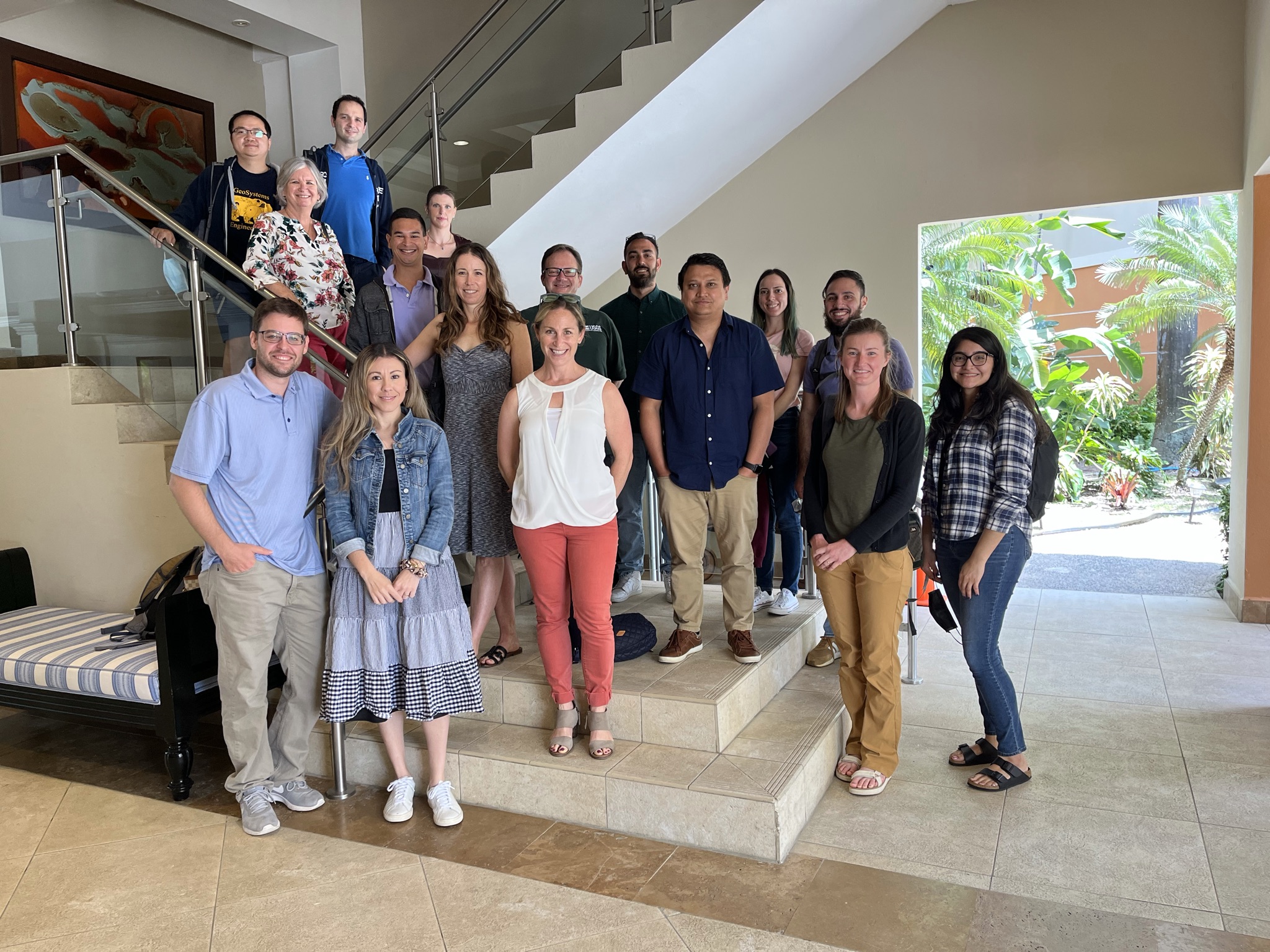 Landslide modeling participants from NASA, USGS, UCB, UM and UPR